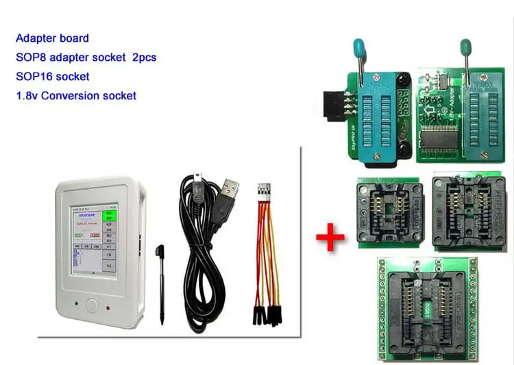 

SkyPRO III FLASH AVR STM32 STM8 N76E003 Offline Programmer