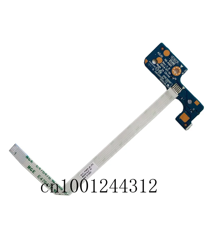 New Original For ThinkPad Z70-80 G70-70 G70-50 NS-A331 Power Buttom Board w/cable