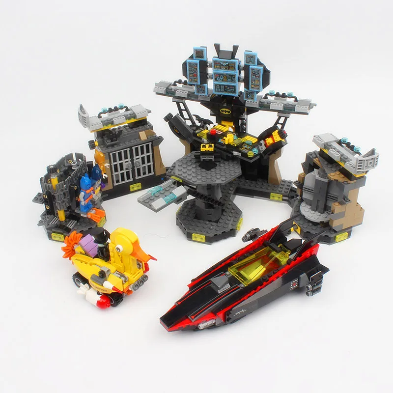 Бэтмен серии бэтсуб и подводный столкновения строительные блоки игрушки Кирпичи подарок для детей супер герой 76116 76117 76115 76114