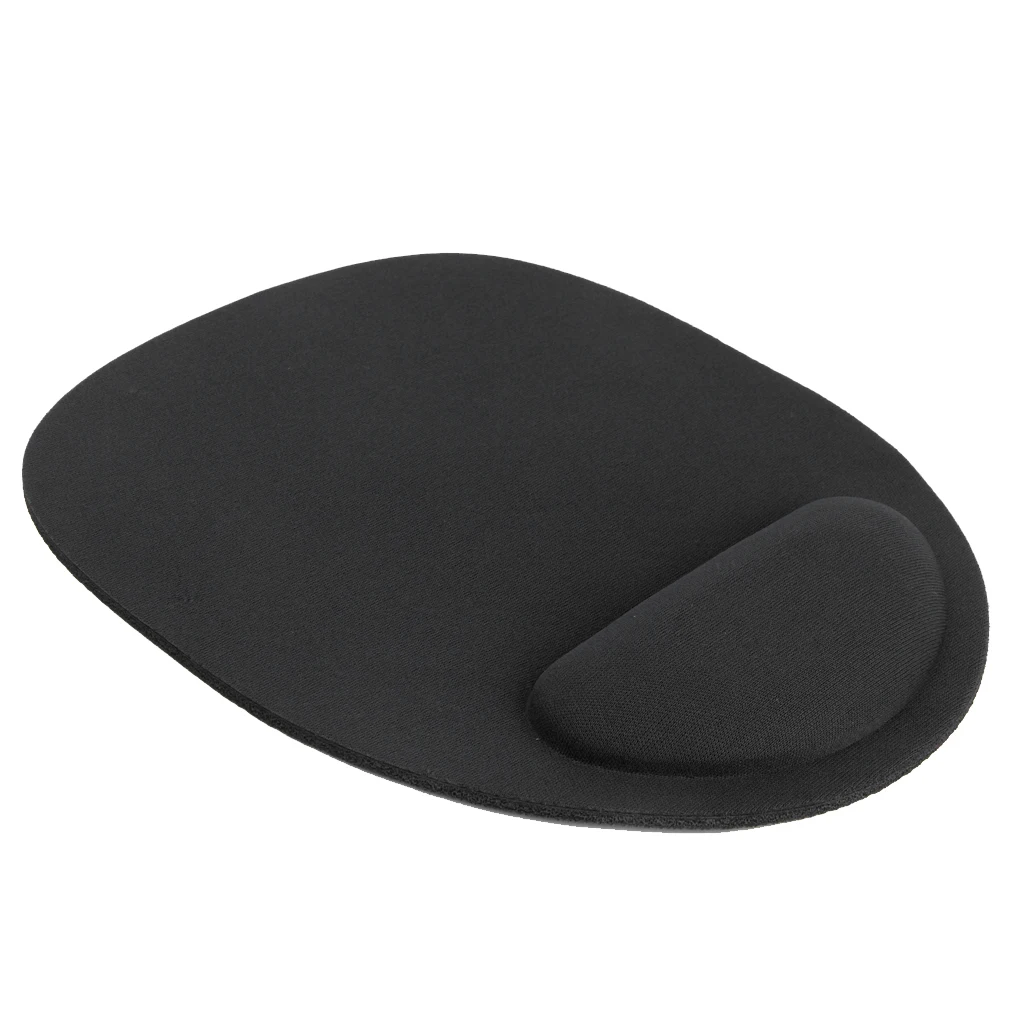 Mouse Pad With Gel Handheld Steering Pad Ergonomically. Mousepads Gelpad Black