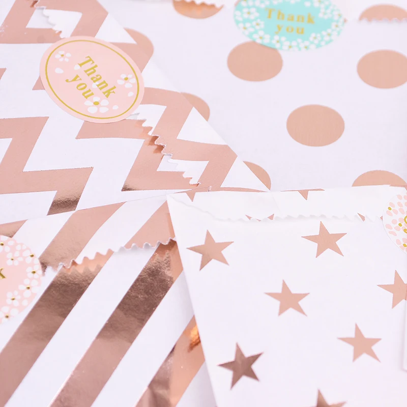 18 см* 13 см 25 шт. мешок для конфет бумажный день рождения ребенка душ вечерние бумажные подарочные пакеты украшения для упаковки хлебобулочных изделий