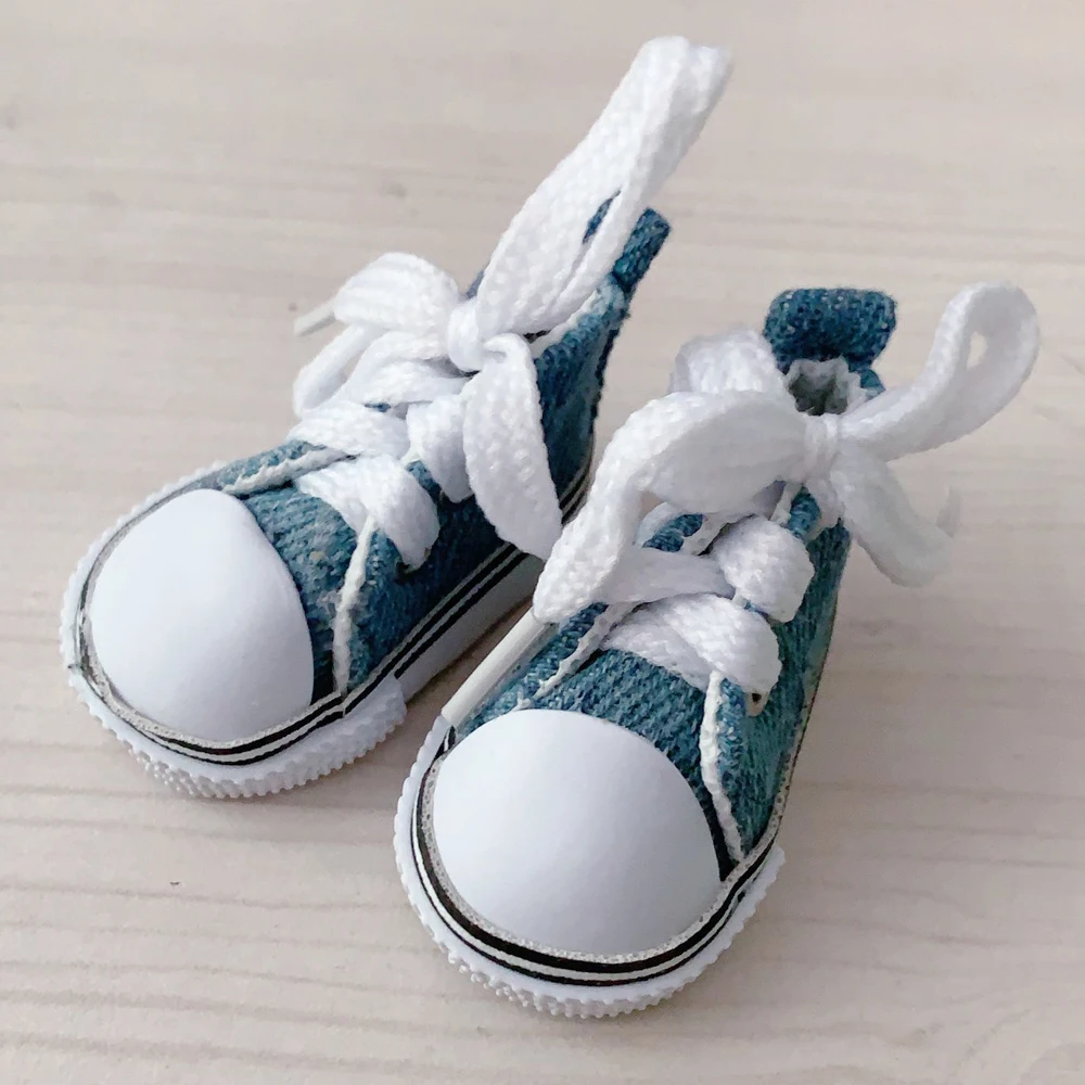 1 пара 5*2,5 см парусиновая обувь для 1/6 BJD кукла модная мини кукла обувь для русской DIY ручной работы куклы аксессуары игрушки - Цвет: picture