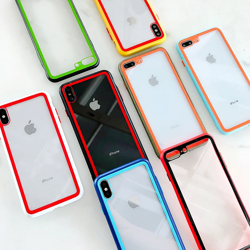 Чехол для телефона из закаленного стекла ярких цветов для iphone 11 11Pro Max XR X XS Max 6 6S 7 8 Plus, антидетонационный защитный чехол