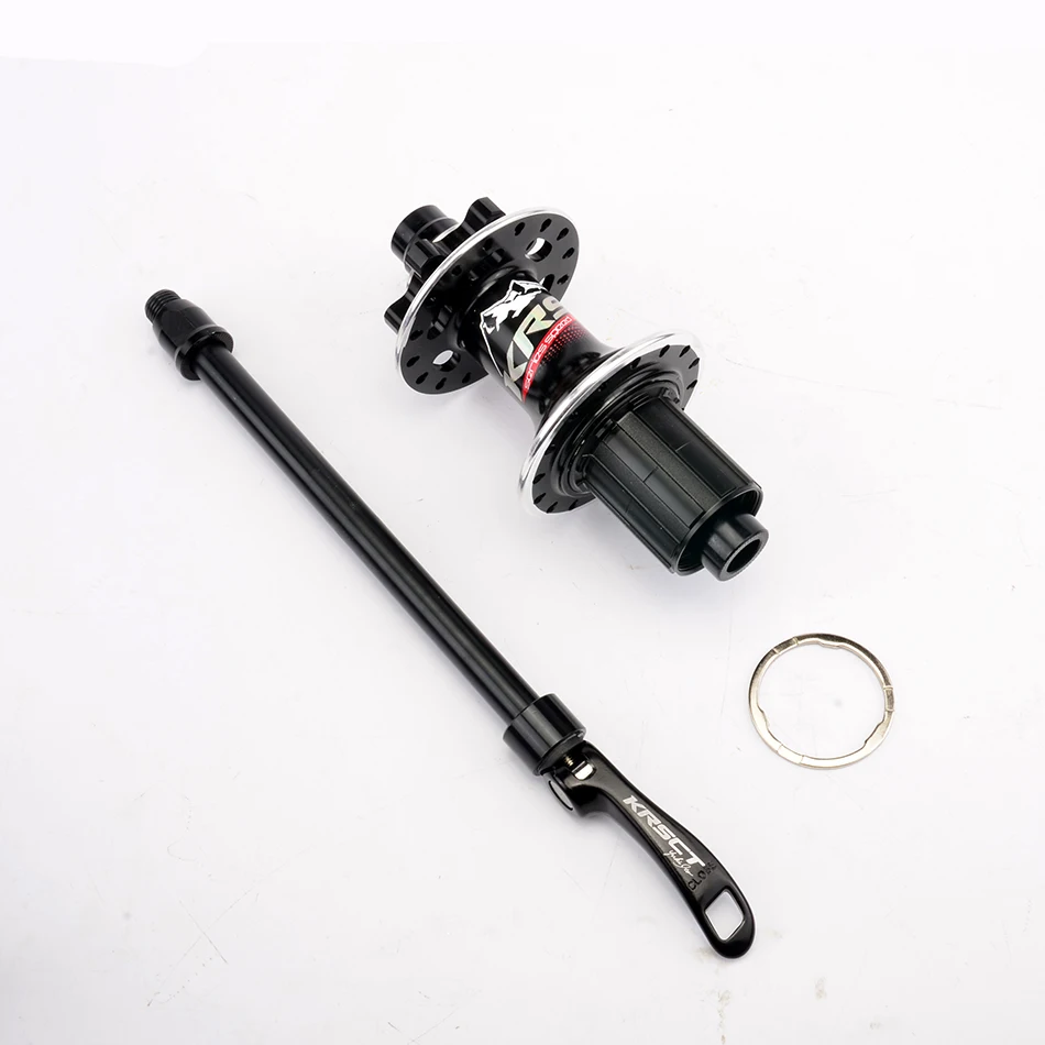 rear black 142X12 KRSCT Vorne Hinten Hub 32 велосипедная втулка QR Thru Achse 5 Lager 6 Verriegelungen 72 Klicks AM FR MTB горный велосипед Ultraleicht 465g - Цвет: rear black 142X12