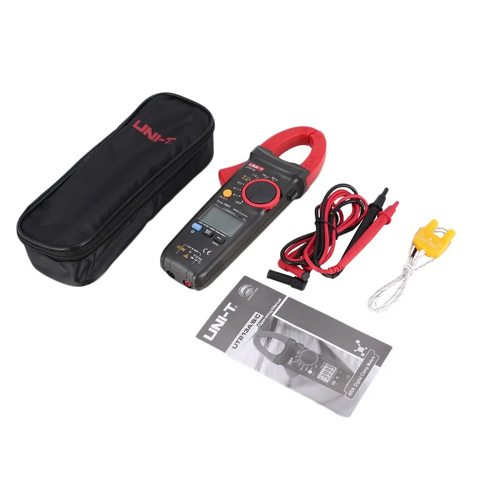 

UT213C 400A Digital Clamp Meters Voltage Resistance Capacitance Multimeter Temperature Multimetro Diode True RMS
