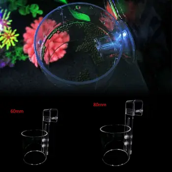 

Portable Fish Feed Ring Fish Tank Feeder Feeding Circle Acrylic Feeders Aquarium Fish Tank Supplies C42