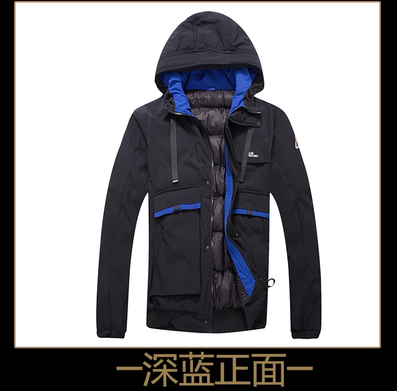 Winter Long Parkas Men Cotton Padded Brand Clothing Fashion Casual Slim Thick Warm Mens Coats Fur Hooded Overcoats Male Clothes