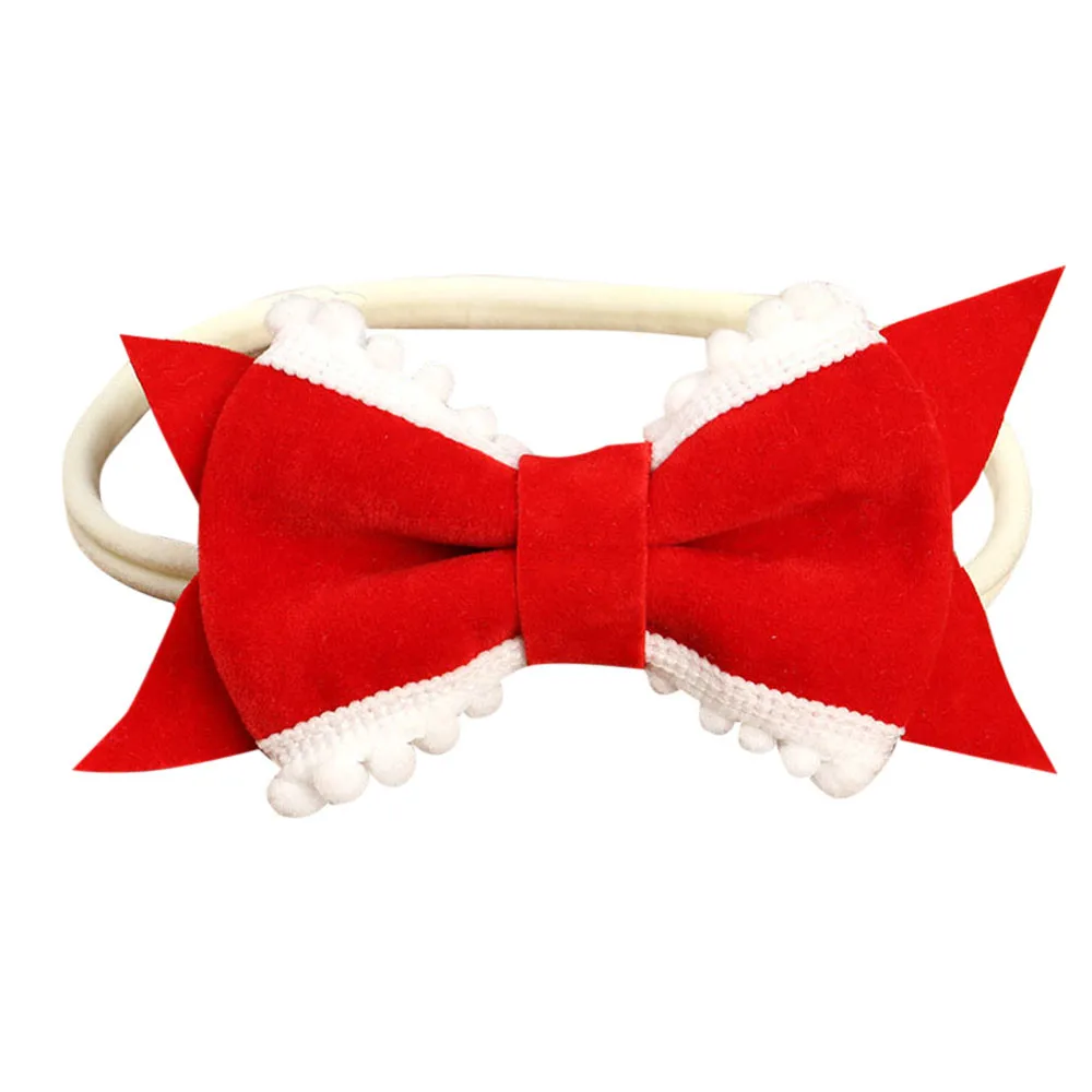 Kids Elastic HeadbandBaby bow elastic hair band Girls baby Bowknot Hairband  Hair Accessories Fashion headband baby