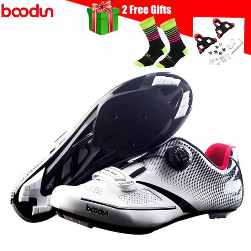 

BOODUN Road Men Cycling Shoes 2021 Ultralight Self-Locking Bicicleta Bike Triathlon Bicycle Lock Sneakers Zapatillas Ciclismo