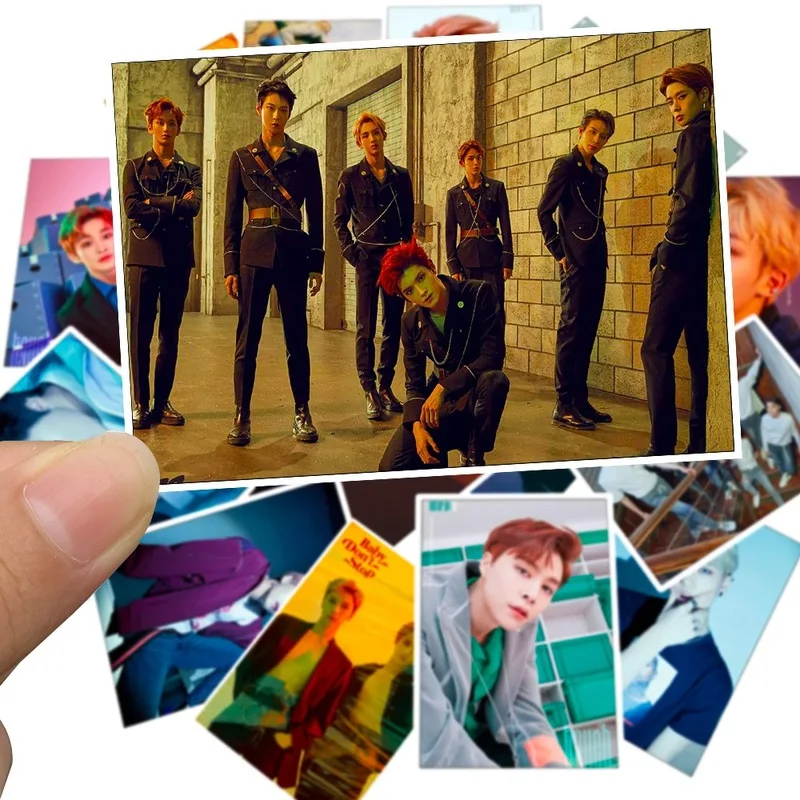 Kpop NCT WAYV альбом берут на себя для студийной съемки с изображением Луны карты Winwin Lucas десять дебюта Фотокарта Стикеры 25 шт./компл