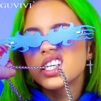 

Vintage Rimless Sunglasses Women 2020 Retro Steampunk Sunglasses Men Punk Sunglasses Brand Designer Eyewear Oversized UV400