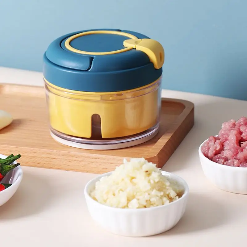 Multifunctional Rotate Vegetable Meat Cutter With Drain Fruit Shredder Grater Slicer Chopper Garlic Cutter Kitchen Accessories