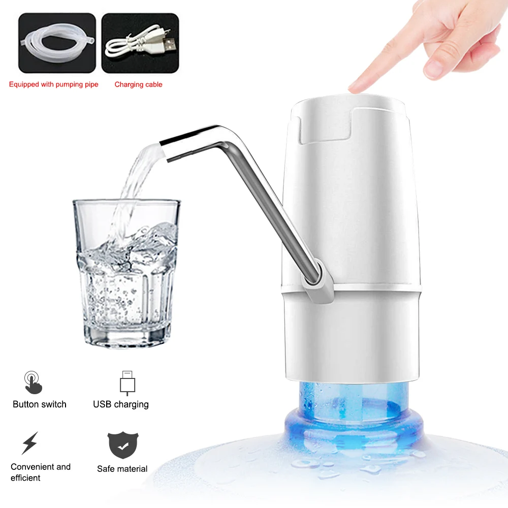 Автоматический насос для питьевой воды usb зарядка 5 Вт портативный Электрический диспенсер для воды дозатор для бутылки насос для дома