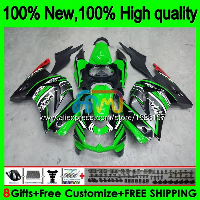 Body For KAWASAKI ZX-250R EX-250 EX250 ZX 250R 2BS.81 EX 250 ZX250R 08 09 10 11 12 2008 2009 2010 New green 2011 2012 Fairing Body For KAWASAKI ZX-250R EX-250 EX250 ZX 250R 2BS.81 EX 250 ZX250R 08 09 10 11 12 2008 2009 2010 New green 2011 2012 Fairing