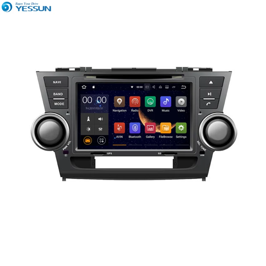 Yessun для Toyota Highlander 2008 ~ 2014 Android мультимедийный плеер система автомобиля Радио