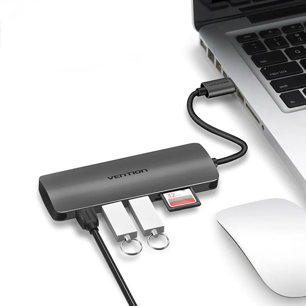 Кардридер 3,0 высокоскоростной USB многофункциональный все-в-одном U диск SD/TF карта камера с концентратором сплиттер