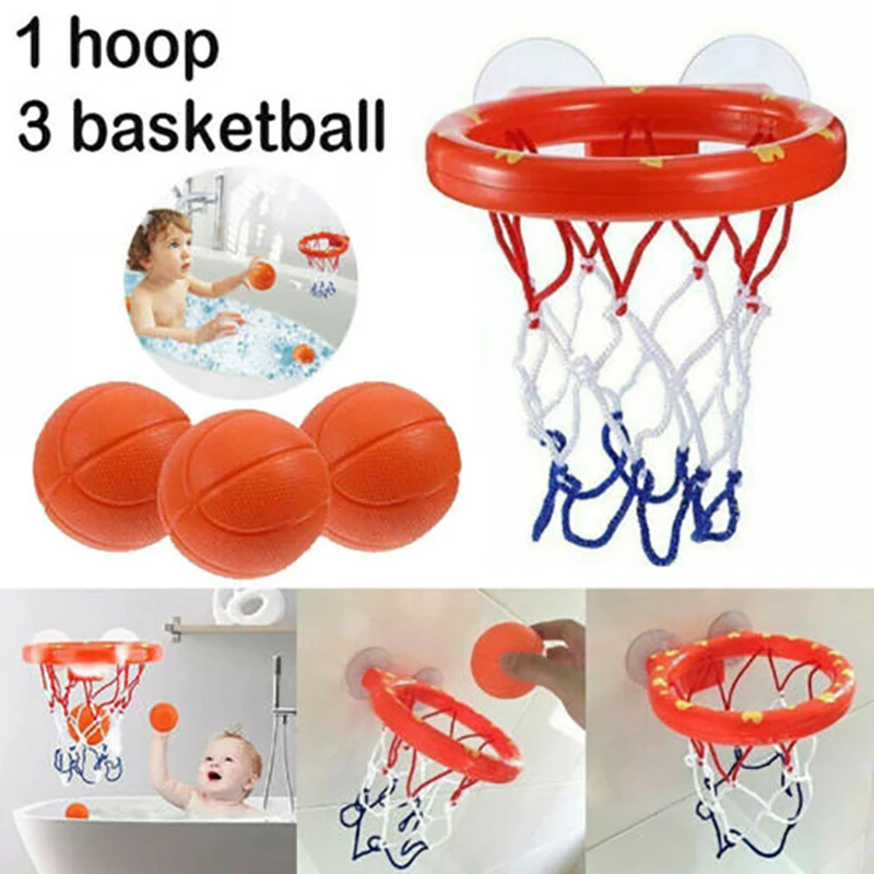 1 Набор, детская мини-игрушка для стрельбы, для ванной, присоска, баскетбольная коробка, детская баскетбольная игрушка для ванной, Детские Игрушки для ванны LXX