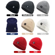 Повседневные шапочки с надписью True 10 цветов для мужчин и женщин, Модная вязаная зимняя шапка, однотонная шапка в стиле хип-хоп, Кепка в стиле унисекс