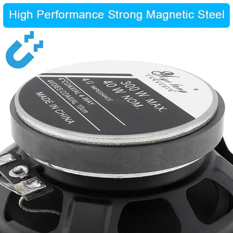 2pcs 400W 4 / 5 Inch Car Coaxial Speakers Universal Audio Stereo Full Range Frequency HiFi for Car Auto Loudspeakers