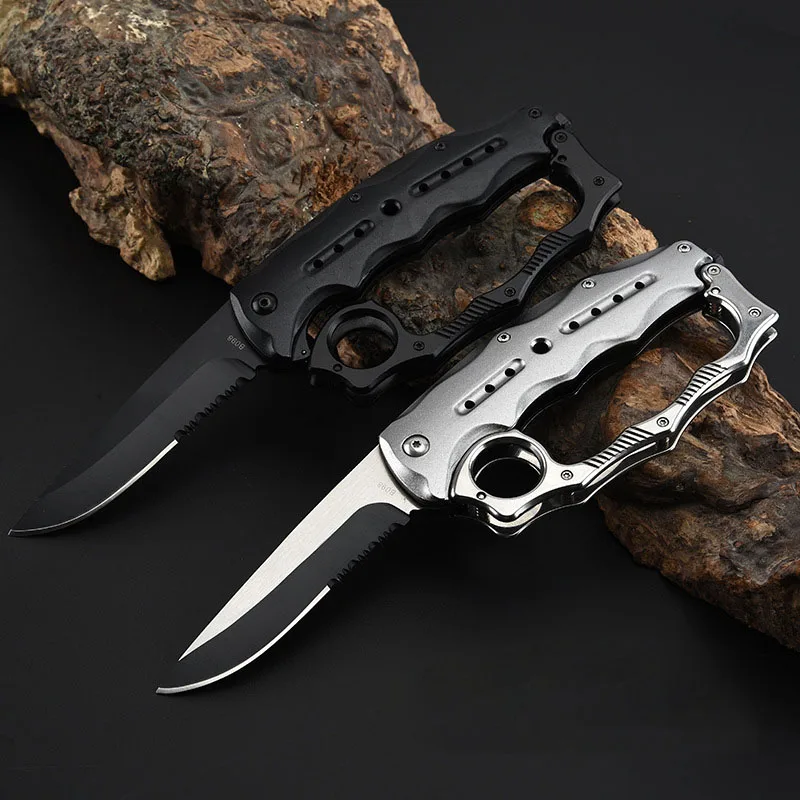  Outdoor Walking Camping Self-defense Knife Multi-function Folding Knife Hunting EDC Portable Rescue