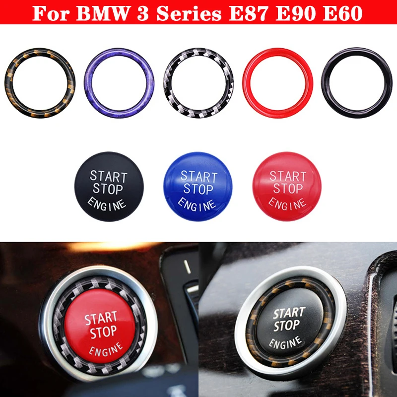 Кнопка переключения автомобиля и круглая крышка для BMW 3 серии E87 E90 E60 кнопка