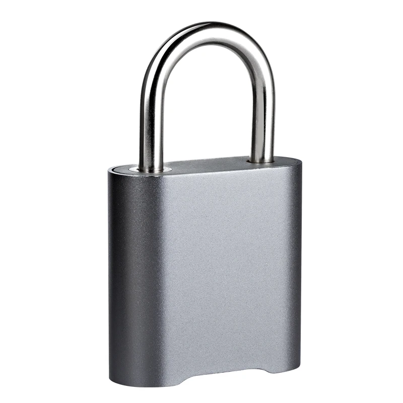 Grey Мини Bluetooth замок IP65 Водонепроницаемый ключ без отпечатков пальцев разблокировка Противоугонный USB замок дверной замок IOS Android телефон приложение управление - Цвет: Grey