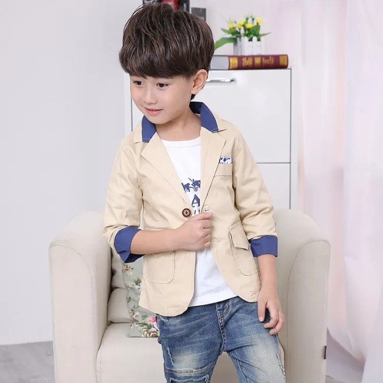 

2019 New Style Fashion Stylish Korean-style BOY'S Big Boy Sports Department Suit Jacket