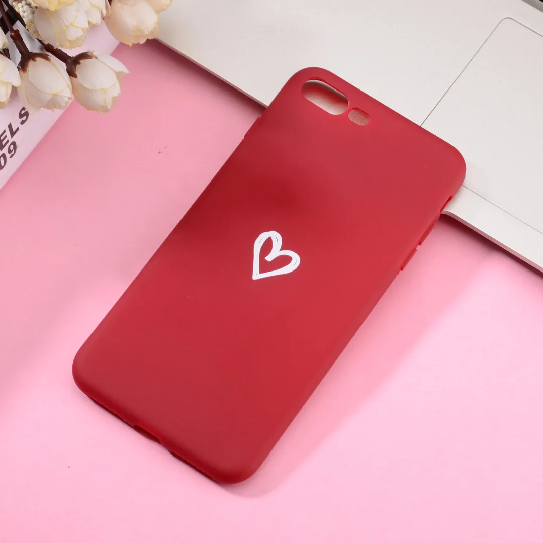 Phone Case For iphone XR X 6 6 s 7 8 plus Cute Simple Love Heart Shockproof Soft TPU Case Cover For iPhone X XS Max XR Fundas