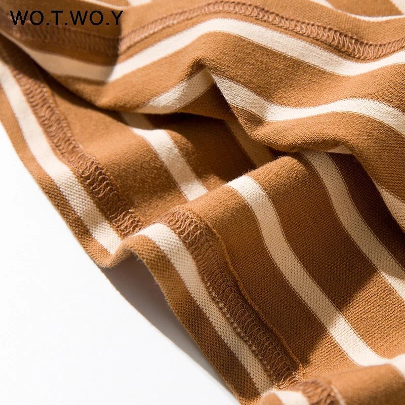 2019 Striped Cat Embroidery Dresses Women Summer Square Collar Casual Knee-Length Long Dress Woman Plus Size Blue Clothes