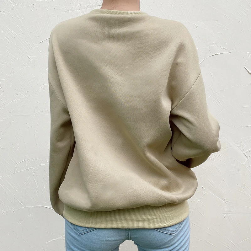 Darlingaga Autumn Winter Oversize Sweatshirt Women Loose Neon Pullover Letter Casual Women's Sweatshirts Harajuku Hoodies