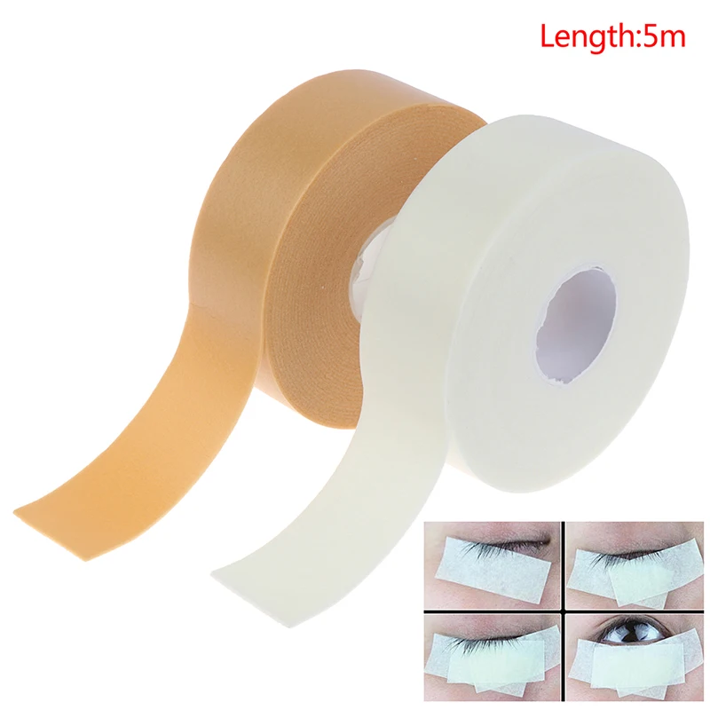 1Roll Eyelash Extension Lint Free Eye Pads White Paper Under Patches Tool for False Lashes Tape Patch Medical Tape