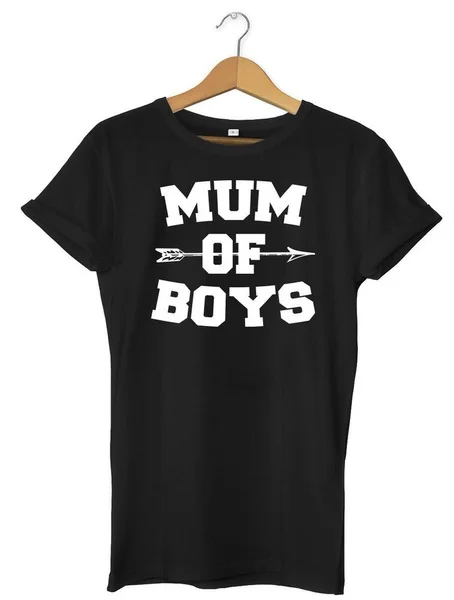 Футболка унисекс для мужчин и женщин Mum Of Boys | Мужская одежда