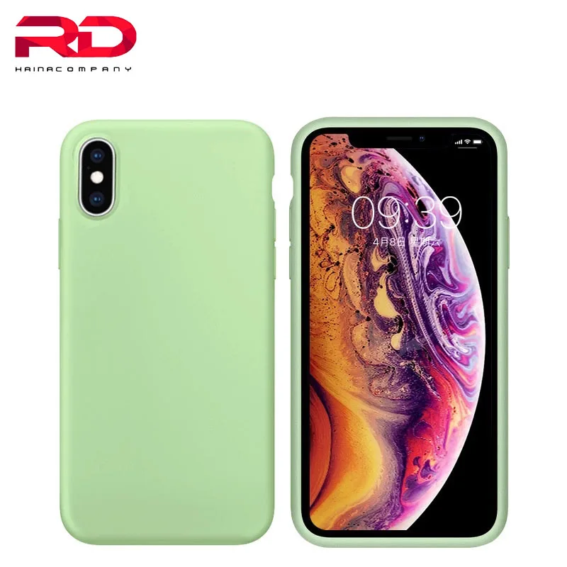 Роскошный официальный силиконовый чехол для iPhone 6 6s 7 8 Plus Жидкий Apple 11 X XS Max XR 11pro MAX |