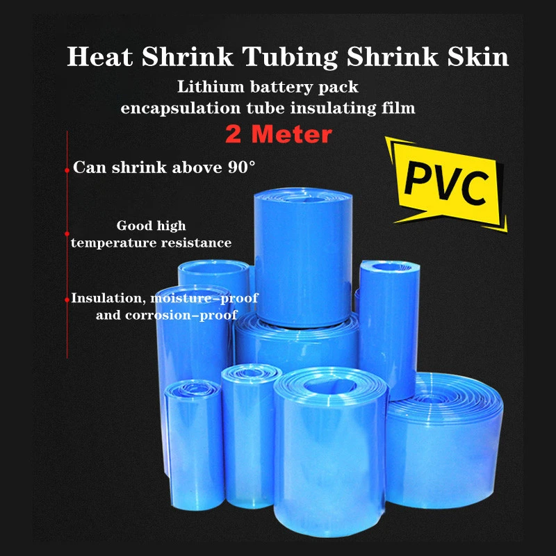 2 Meter PVC Heat Shrink Tubing Shrink Tube A Variety Of Specifications