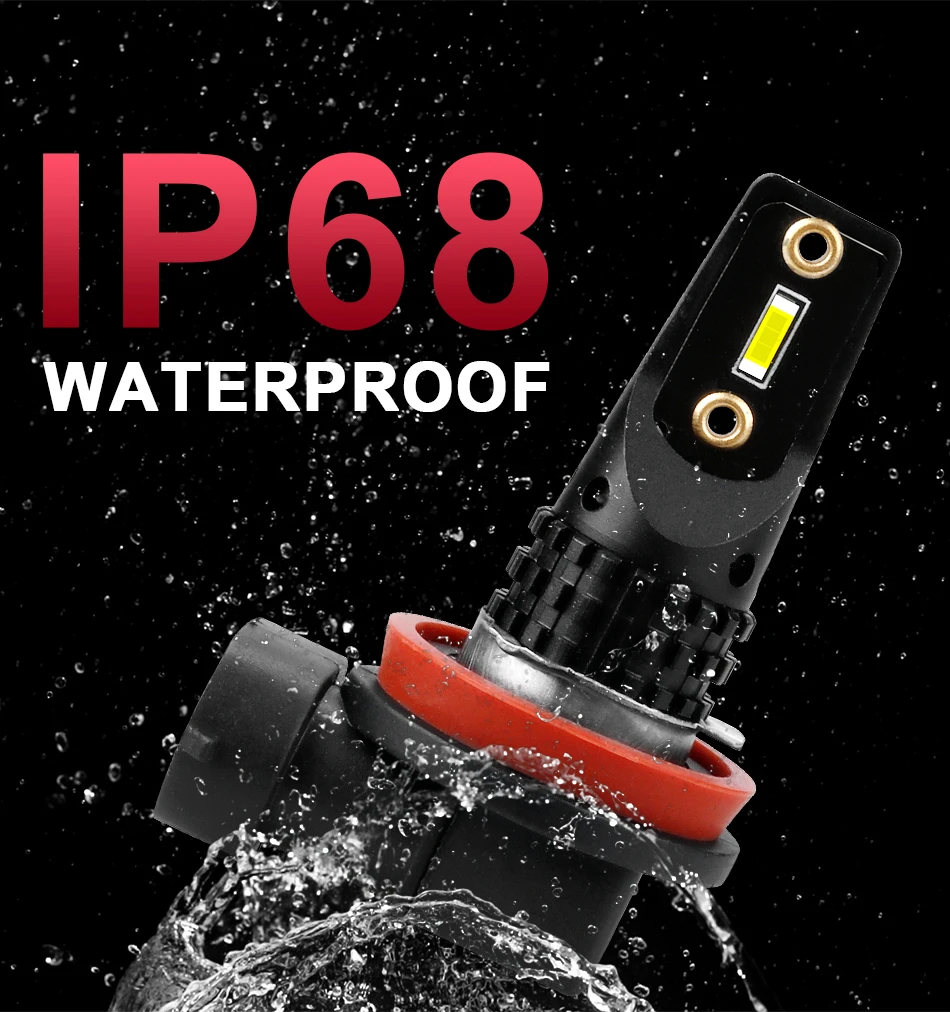 Авто аксессуары 1860 чипы H10 9012 светодиодный лампы H16 P13W PSX26W PY24W PSX24W Противотуманные фары Дневные Фары Светильник H4 9005 HB4 HB3 9006 H8 H11 H9 H7 светодиодный