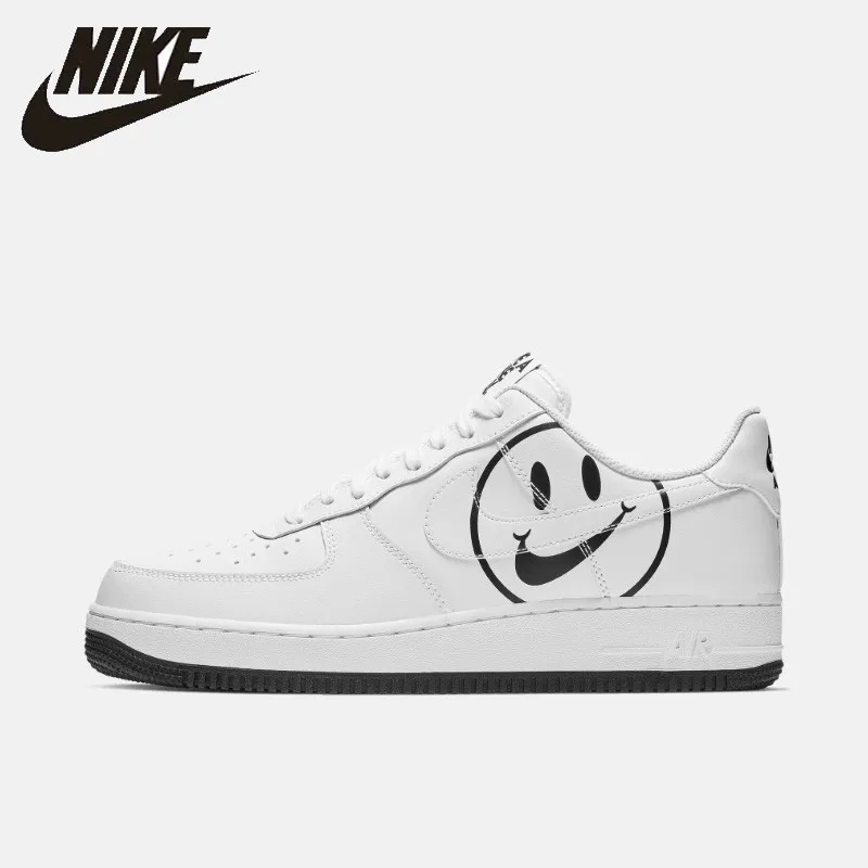 Nike Air Force 1 Оригинальная Мужская обувь для скейтбординга легкие удобные не