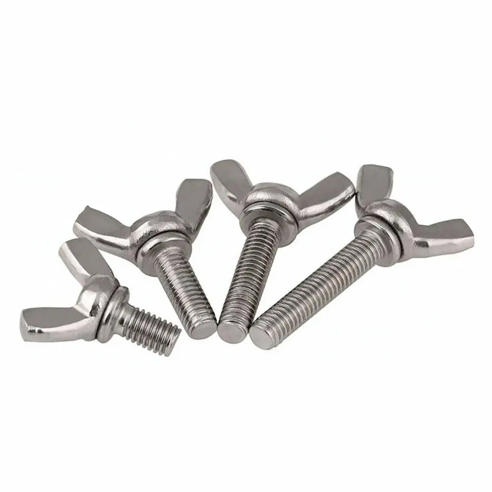 Zinc Plated Carbon Steel THUMB WING HAND BOLTS SCREWS M6 M8 M10 
