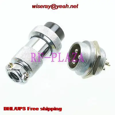 DHL/EMS 50 шт. Авиационная вилка M20 20 мм 3pin штекер для панели шасси Metal-A6
