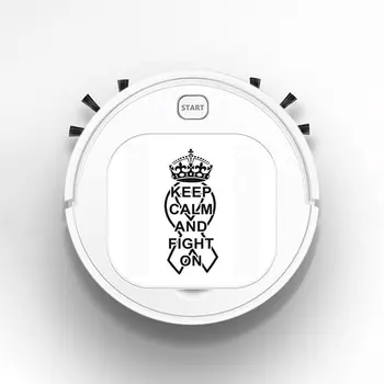 

Auto USB Sweeping 1800Pa Multifunction Smart Robot Vacuum Cleaner Dry Wet Floor Cleaner Cancer Ribbon Keep Calm And Fight On