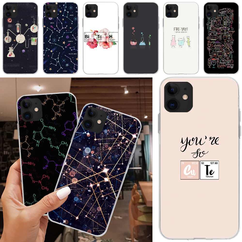 

Viviana Mad Science Chemistry Lab Soft Shell Phone Case Capa For iPhone 5C 5 5S SE 7 8 plus X XS XR XS MAX 11 11 pro 11 Pro Max