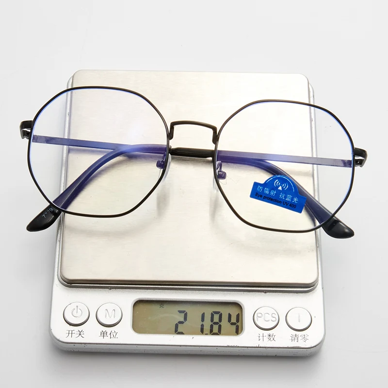 Computer Glasses Men Spectacle Frames Anti Blue Light Goggles Eyeglasses Frame Women Round Clear Lens Optical Transparent Glasse