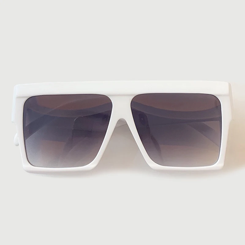 No.4 Sunglasses Большие прямоугольные солнцезащитные очки для женщин и мужчин gafas de sol hombre большое зеркало в рамке солнцезащитные очки - Цвет линз: No.4 Sunglasses
