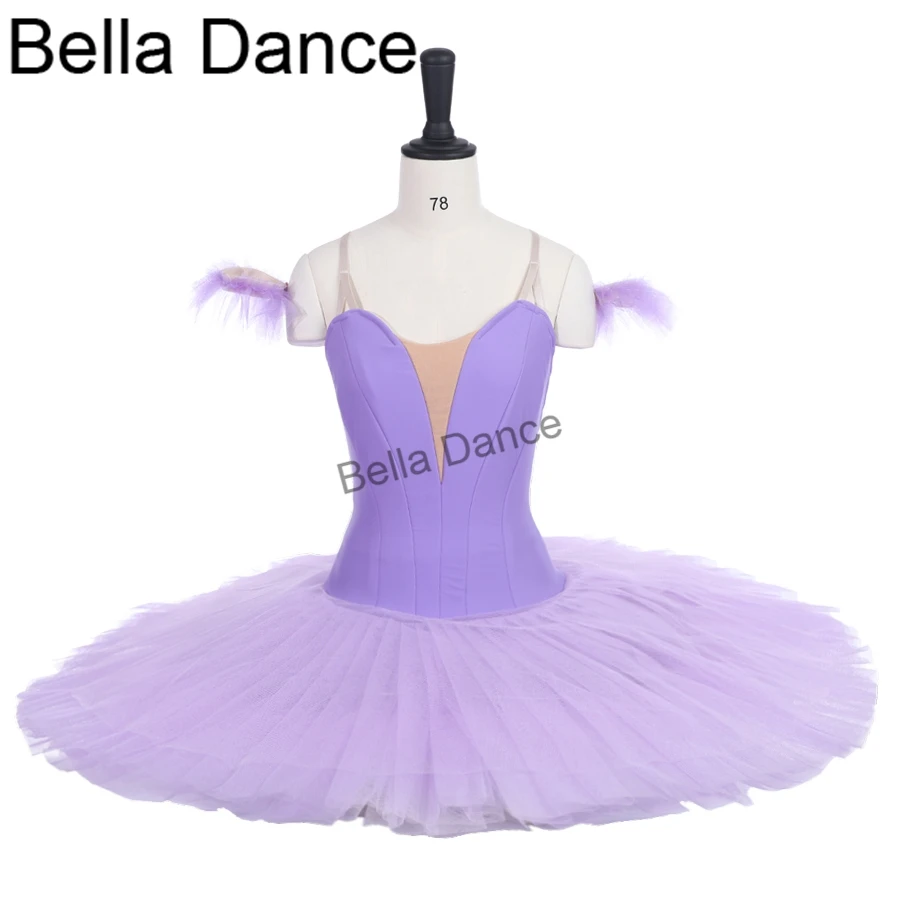 Lilac Girls Spandex Professional Ballet Tutu For Women Peformance Show Stage Classical Tutu Costume Free Shipping9111