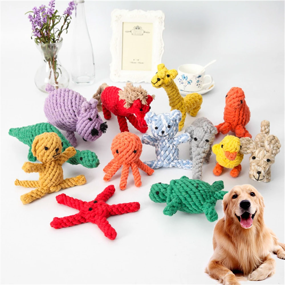 

Miflame Animal Series Toys Labrador Large Dogs Accessories Teeth Cleaning Cotton Rope Pet Cat Interactive Bite-resistant Dog Toy