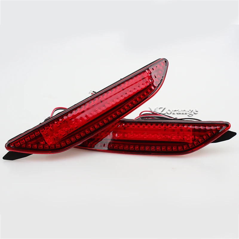 2Pcs LED Car Rear Bumper Reflector Light For Kia Rio K2 Sedan 2011-2014 Tail Brake Stop Warning Lamp Car Accessories