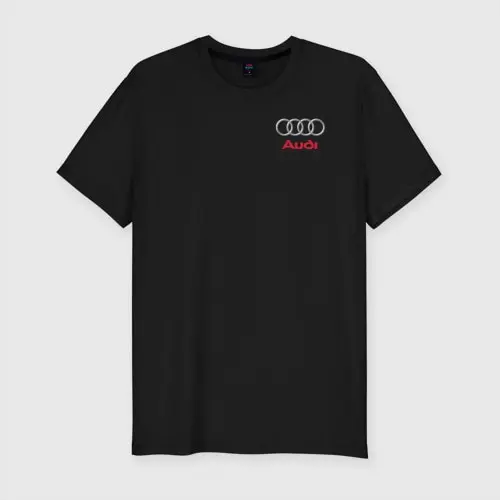Мужская футболка хлопок AUDI | одежда