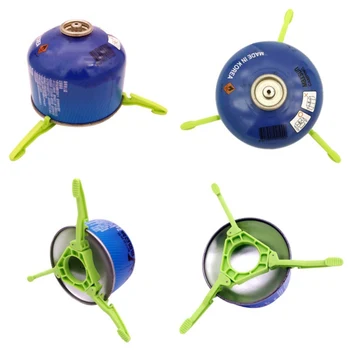 

Outdoor Camping Gas Tank Stove Base Holder Cartridge Canister Tripod Braket Bottle Shelf Tilting Prevention Stand