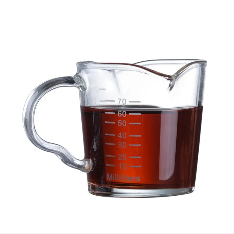 

Factory wholesale double mouth milk cup coffee milk cup glass coffee cup milk cup high temperature resistant creative glass