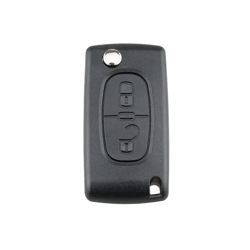 Подходит для peugeot 2008 3008 5008 2 кнопки дистанционного ключа Fob оболочки чехол Ce0523 Hu83 peugeot 2 кнопки щелевой корпус