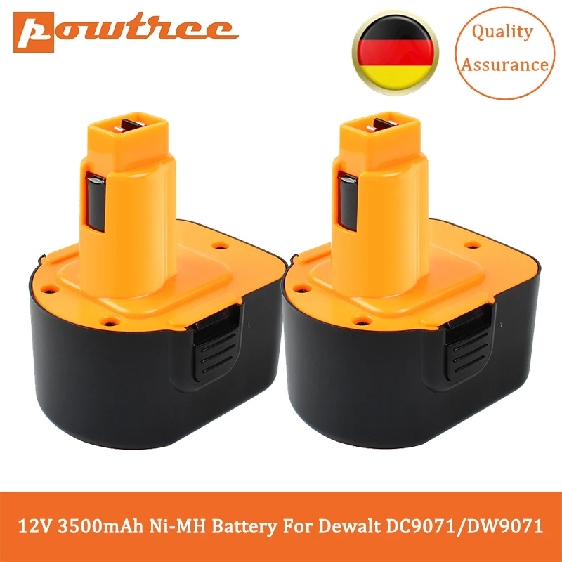 12V Battery for DeWalt DW9072-3300mAh NI-MH 